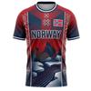 Norway Football Jersey 2026 Men Printed Soccer Shirt Sports T Shirt Quick Dry Breathable Casual Fan Wear Streetwear Short Sleeve