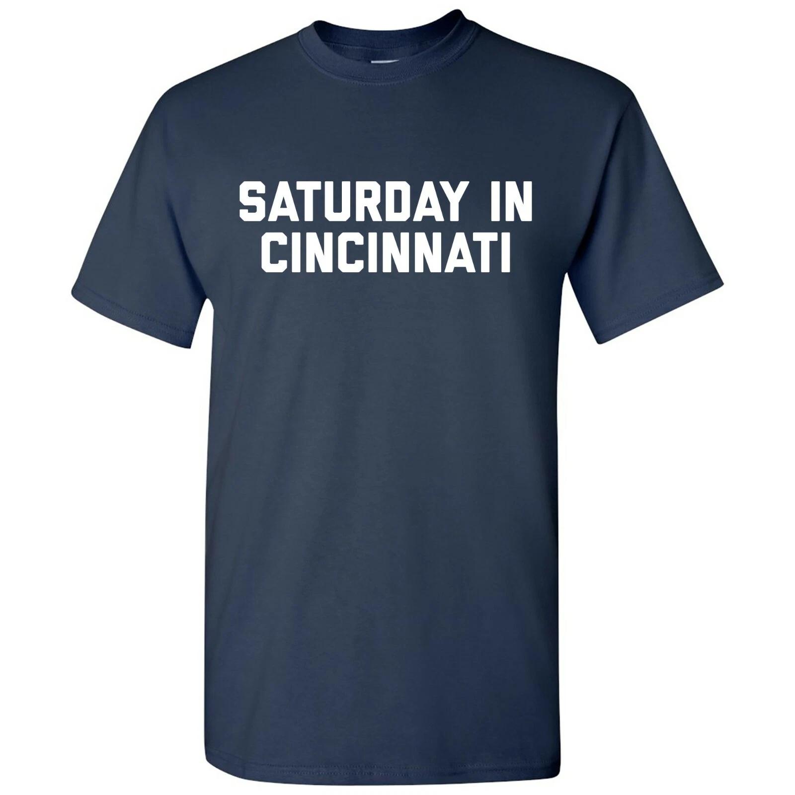 Saturday in Cincinnati - Football Saturdays Sport T Shirt - Navy L