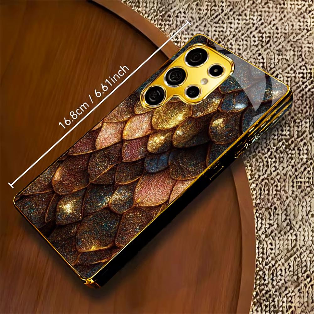 New Bestseller model Luxurious PhoneCase Electroplated Glass PhoneCase for Samsung Galaxy S26 S25 S24 S23 S22 S21 FE,Ultra,Plus