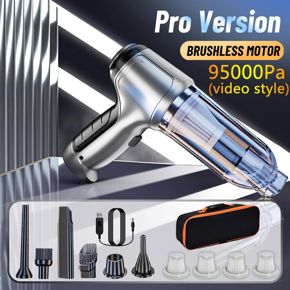 Bezprzewodowy Odkurzacz Samochodowy Mocny Dmuchany Bezprzewodowy Przenośny Odkurzacz Robot Samochodowy i Domowy Podwójnego Użytku Ręczny Mini Odkurzacz