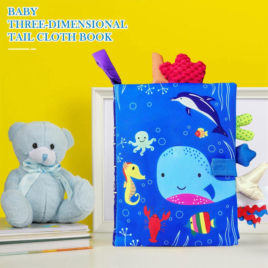 Baby Enlightenment Cloth Book, Baby Sensory Training Book, Children's Grip Toys