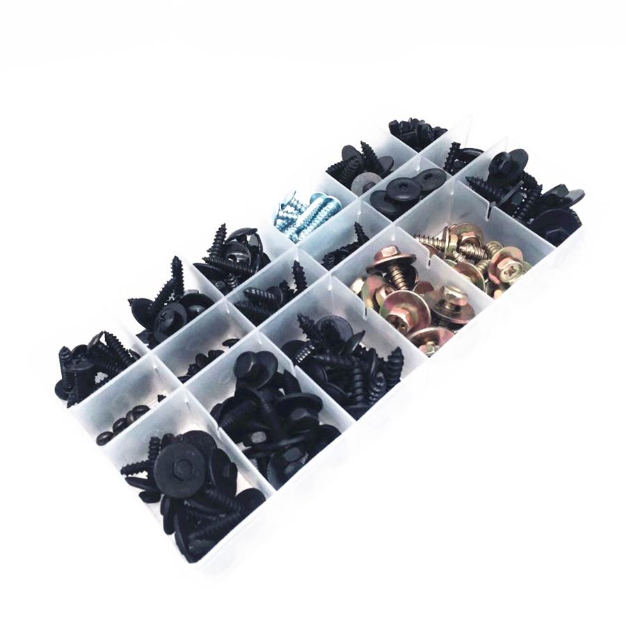 180PCS Car Leaf Board Fender Bumper Self - tapping Screw Fast Wire Screw Metal C