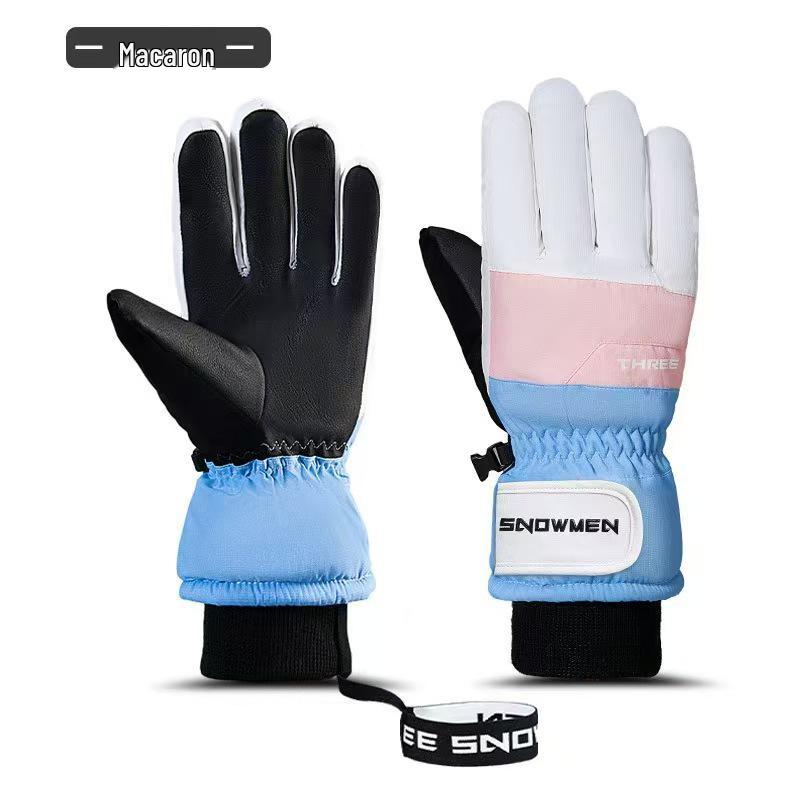

Waterproof Winter Ski Gloves for Men & Women, Touch Screen Compatible, Thickened Plush for Cycling & Motorcycling Extra Large