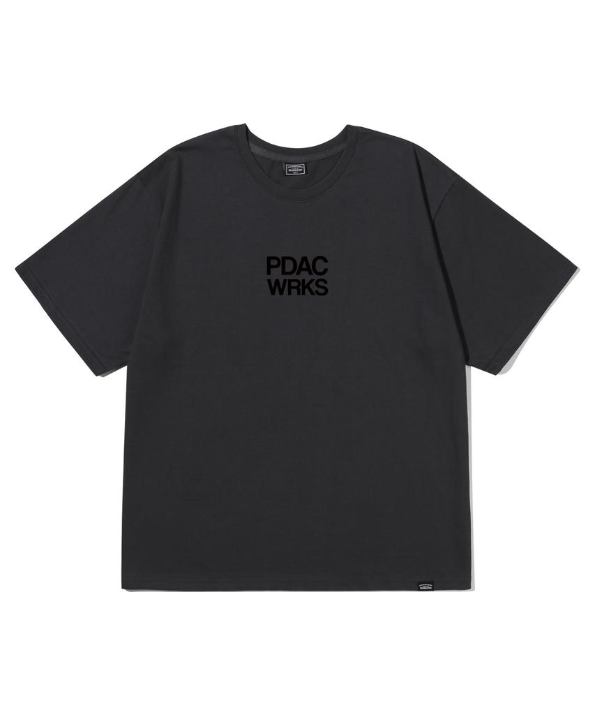 Peideu Pd Pdac Short Sleeve T-Shirt Charcoal