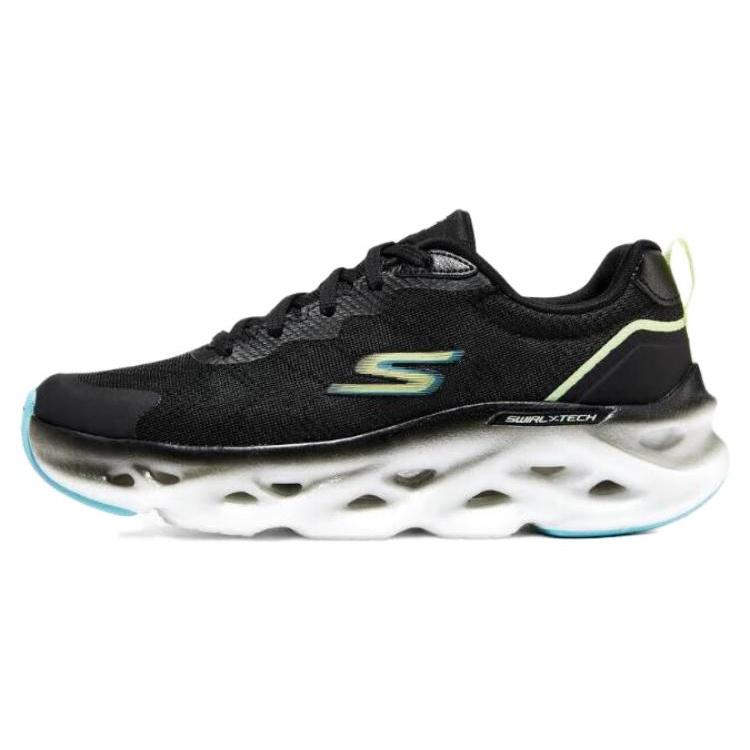 (WMNS) Skechers Go Run Swirl Tech black Women s 128794-BKLM EU 36