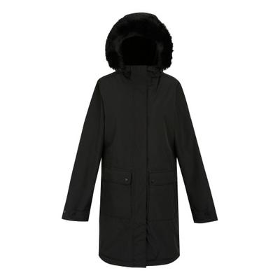 Womens/Ladies Faux Fur Trim Parka