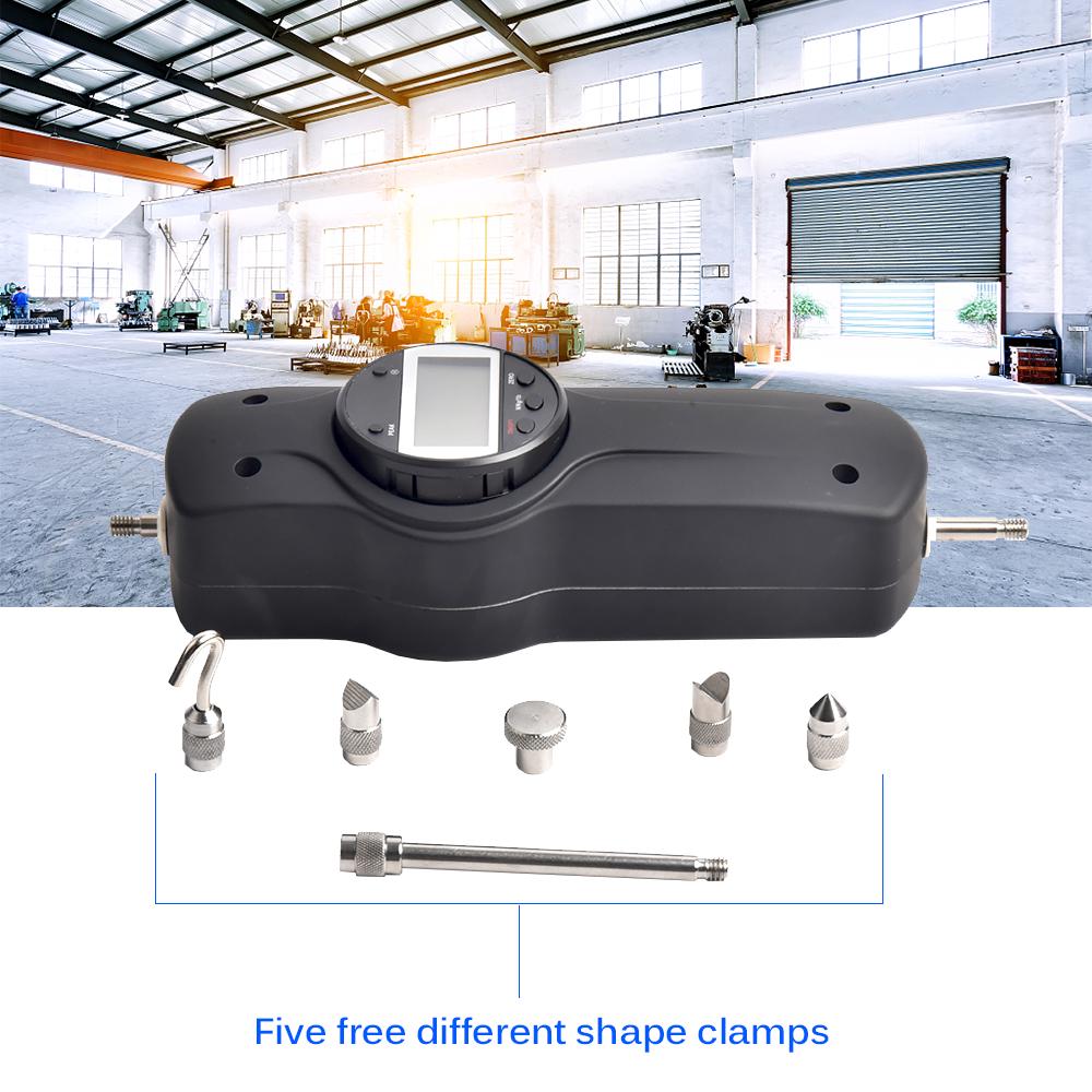 Digital Force Gauge Push Pull  Meter with 5 Side Heads Dynamometer Measuring Instruments SDF