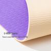 Chun Sen Two-tone TPE Anti-slip Yoga & Fitness Mat