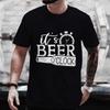 It's Beer O'clock Graphic T Shirt for Men Y2k Clothing International Beer Day Tops Male Drinking Party Streetwear Oversized Tees