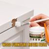 Wood Repair Cream 40g with Brush for Furniture Cabinets and Trim, Scratch Cover for Edge Wear and Small Cracks