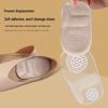 Self-Adhesive Gel Heel Pad: Orthopedic, Massage, Shock-Absorbing, Non-Slip, Invisible, Soft Granules, Half Size for Men & Women