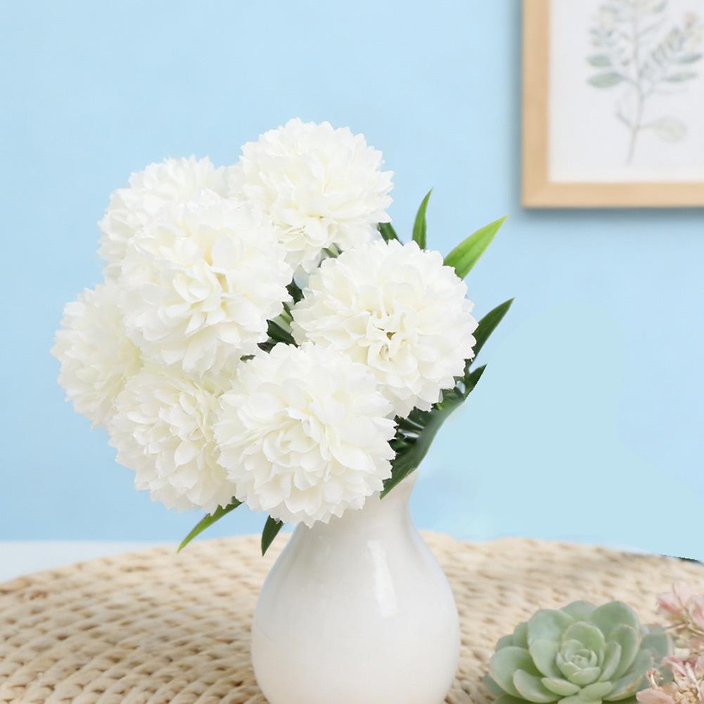Plastic Ball Flower Decoration for Wedding Bookshelf Decor Home Sunroom Party Decoration Artificial Floral Arrangement