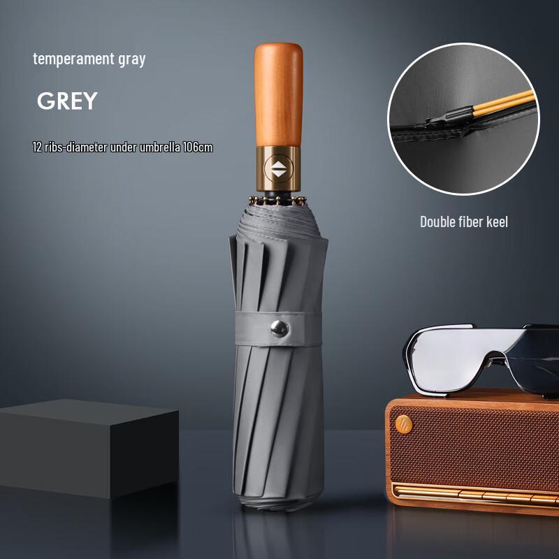 Yu Shi Yi 12-Rib Automatic Folding Umbrella