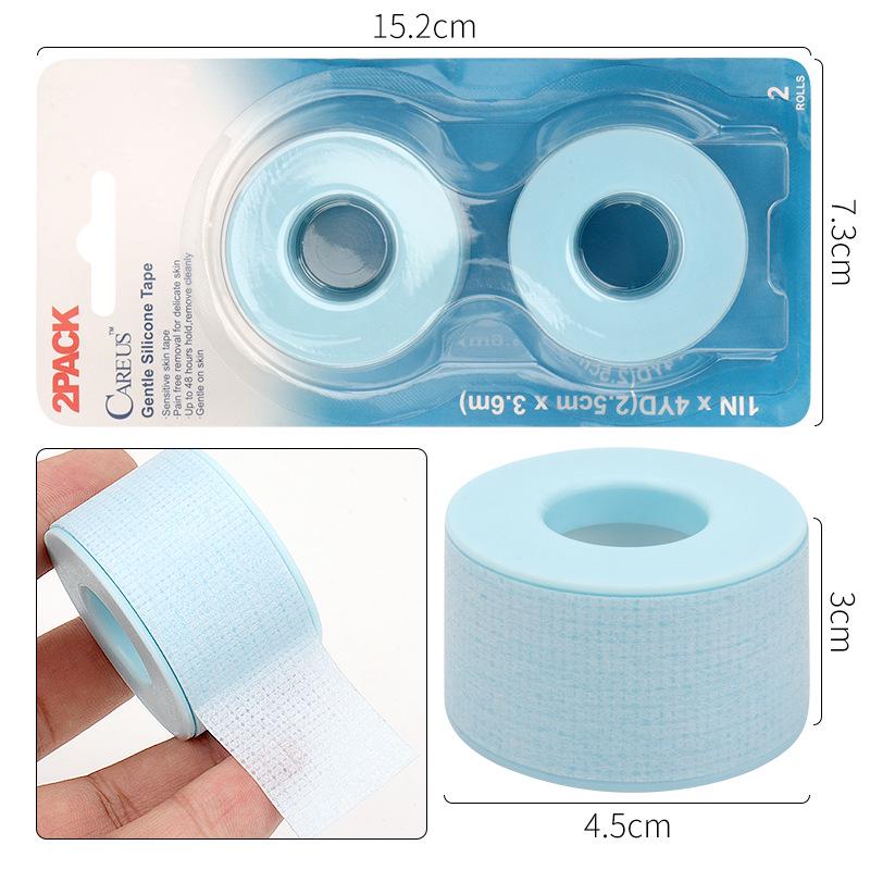 Non-Woven Silicone Eyelash Extension Gel Tape (2 Pcs) - Gentle On Skin