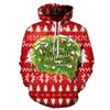 Cartoon Christmas Present Hoodie For Men New In 3D Printed Xmas Pullover Sweatshirts Men's Holiday Pullover Hoody Tops