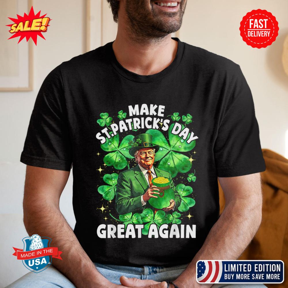 Горшок золота в конце радуги Рубашка Трампа S-5XL Унисекс Футболка XXXL