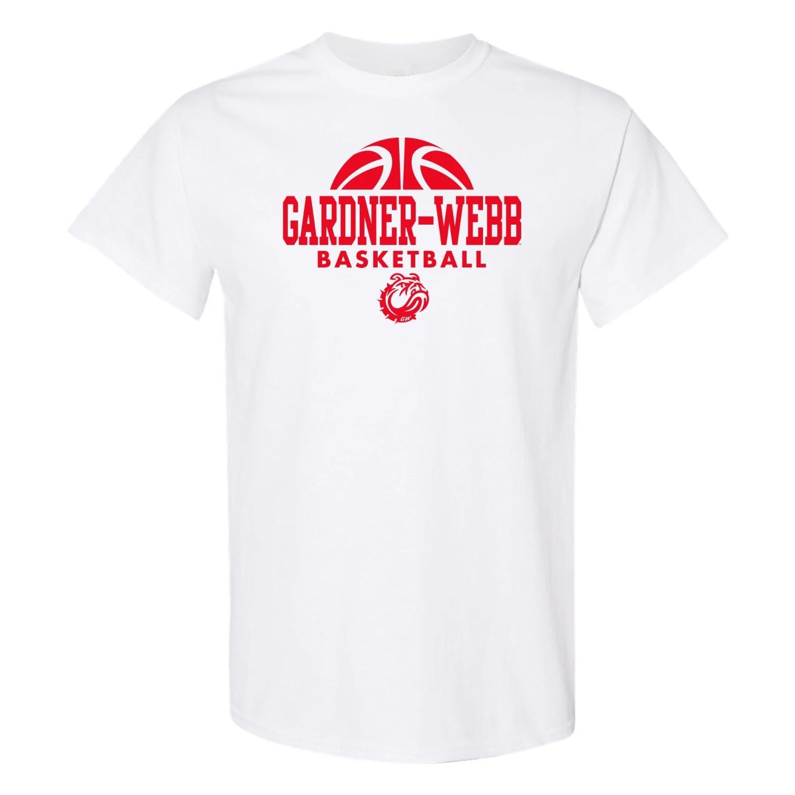 Gardner-Webb University Bulldogs Basketball Hype T-Shirt - White 3XL