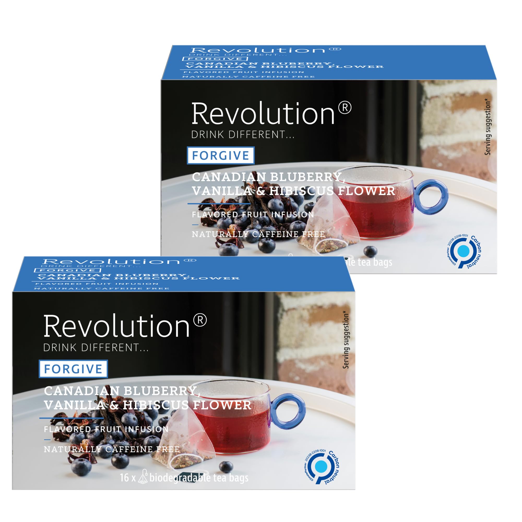 

Nakato Revolution Revolution Tea Vanilla Tea Bags x 16 Set of Fruit Tea [Blueberry, & Hibiscus] (3g bags) 2, Caffeine-Free