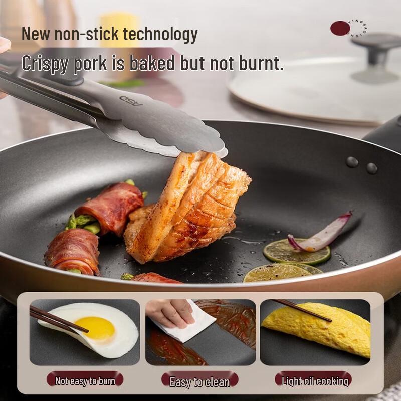 ASD 28cm Non-Stick Wok for Gas Stove