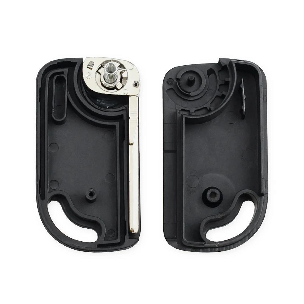 KEYYOU For VW For Volkswagen Key Shell Remote Car Key Cover Case Transponder Car Key Shell HU66 Blade For Brazil Mark