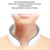 Elektrisches Impuls-Nackenmassagegerät Vibration Wärme 3D-Passform Reduziert Müdigkeit Wiederaufladbares Nackenmassagegerät