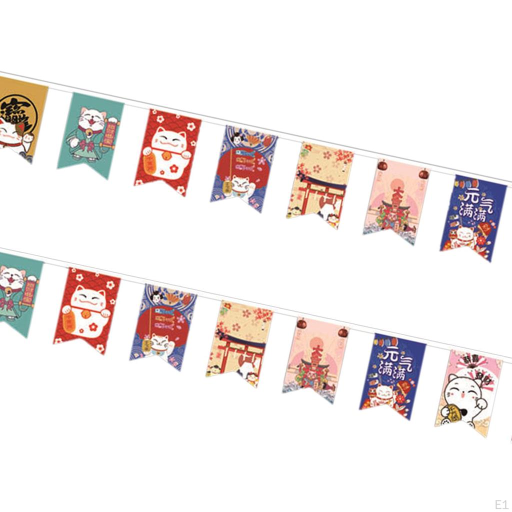 20 8x12 Polyester Bunting Banner Flags 26 Izakaya Garden Sushi