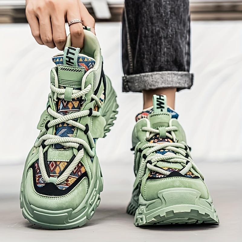 New Autumn And Winter High Top Board Shoes For Men, Casual And Fashionable Trendy Shoes, Thick Soled And Durable Shoes