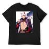 Arataki Itto Genshin Impact T-Shirt Short Sleeve Tee Custom T Shirt Blue Archive Heavyweight T Shirts for Men