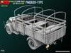 MiniArt German Army Cargo Truck Type PmQ600 Plastic Model Kit MA35449 1/35 WW.II 3-ton 3.6-36S Mid-Production