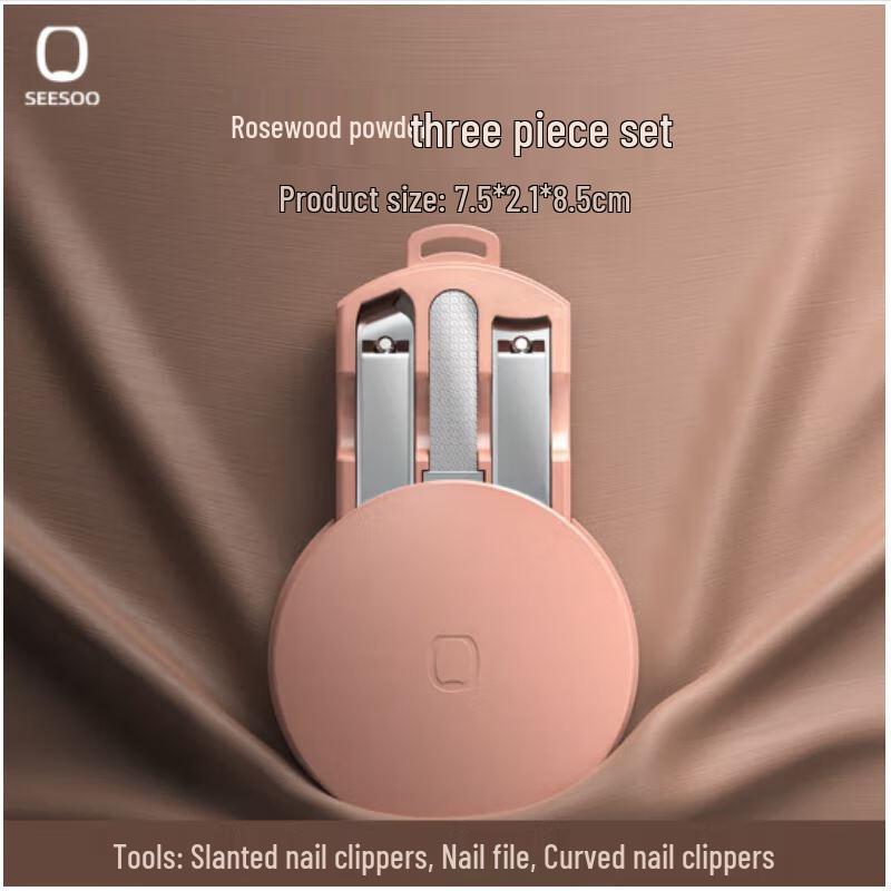 Qisu German Craft 3-Piece Macaron Nail Care Set