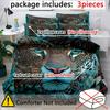 Glaring Leopard 3D Print Bedding Set Soft Comfortable Duvet Cover King Queen Twin Single Size Bithday Gift for Boys Room Decor