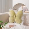 Butterfly Throw Pillow Cuddly Butterfly Pillow with Lace Ruffle Decorative Sofa Couch Pillow for Home Living Room Bedroom Decor