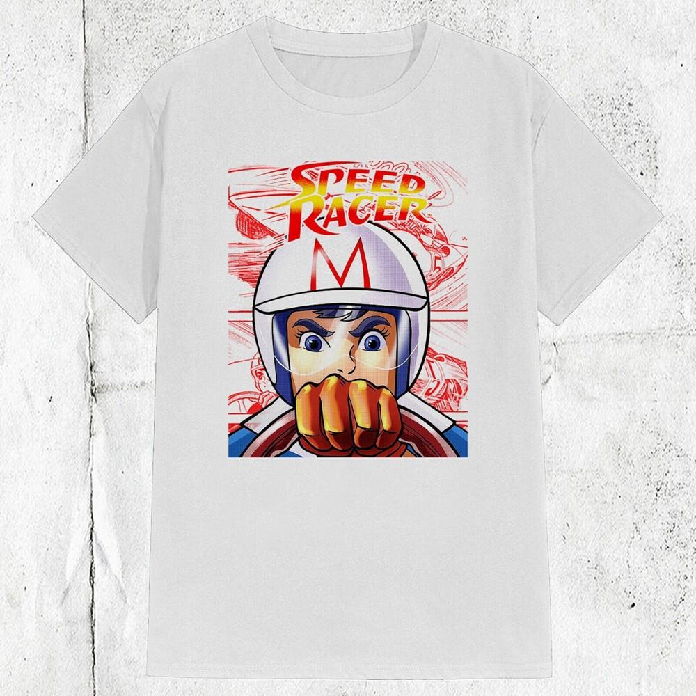 Vintage Go Speed Racer Go Cartoon Anime Movie T-shirt Unisex T-Shirt
