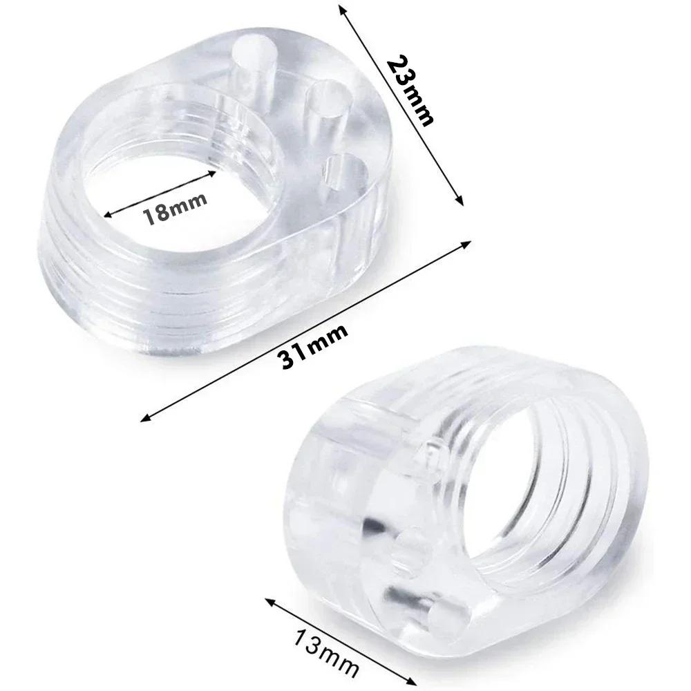 4Pcs Door Stopper Transparen Silicone Door Handle Pad Wall Anti-Collision Buffer Baby Safety Protection Wall Furniture Protector