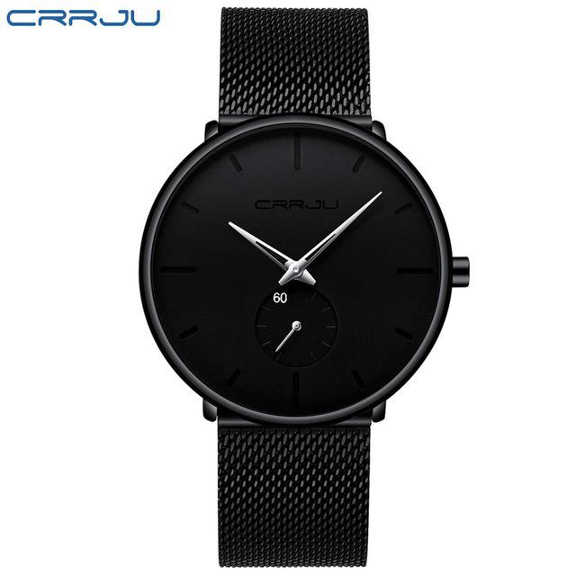 CRRJU 2150 Unisex Wasserdichte Mesh-Band Ausdrucksuhr