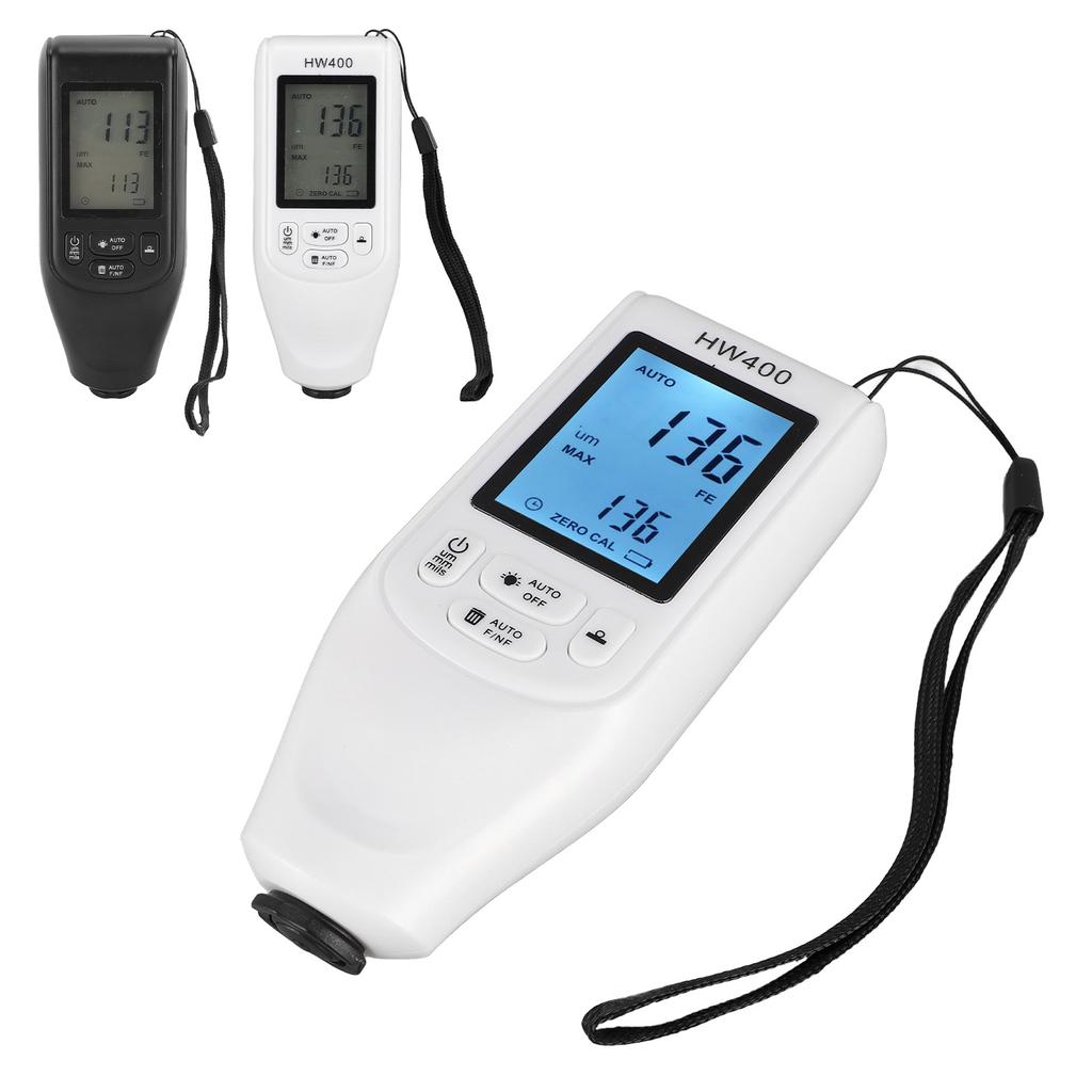 Lackschichtdickenmessgerät 0-2000um 3 Einheiten FE NFE Automatische Erkennung Digitales Schichtdickenmessgerät