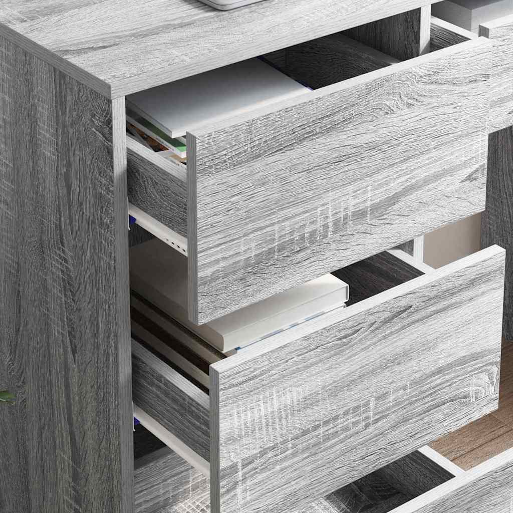 Desk Grey Sonoma 90 x 37.5 x 75 cm Particleboard