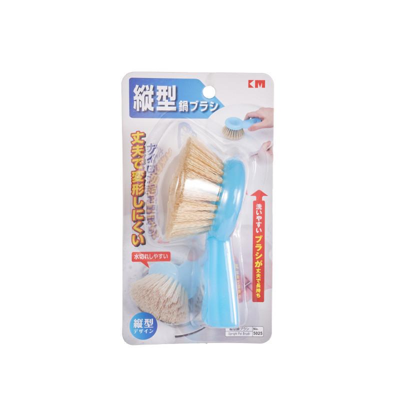 Abs Handle Pot Scrubber With Nylon Bristles For Easy Dishwashing And Cleaning