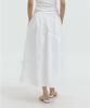 Lucirju Ribbon Banding Balloon Skirt (Ivory)