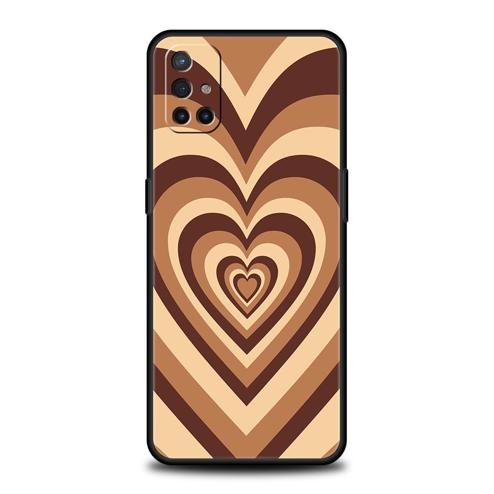 

Чехол Latte Love Coffee Colorful Heart для OnePlus 12 11 10 9 8 7 7T Pro 12R 10R 9RT 9R 8T Nord N100 N200 N10 2T CE 2 5G OnePlus 10R