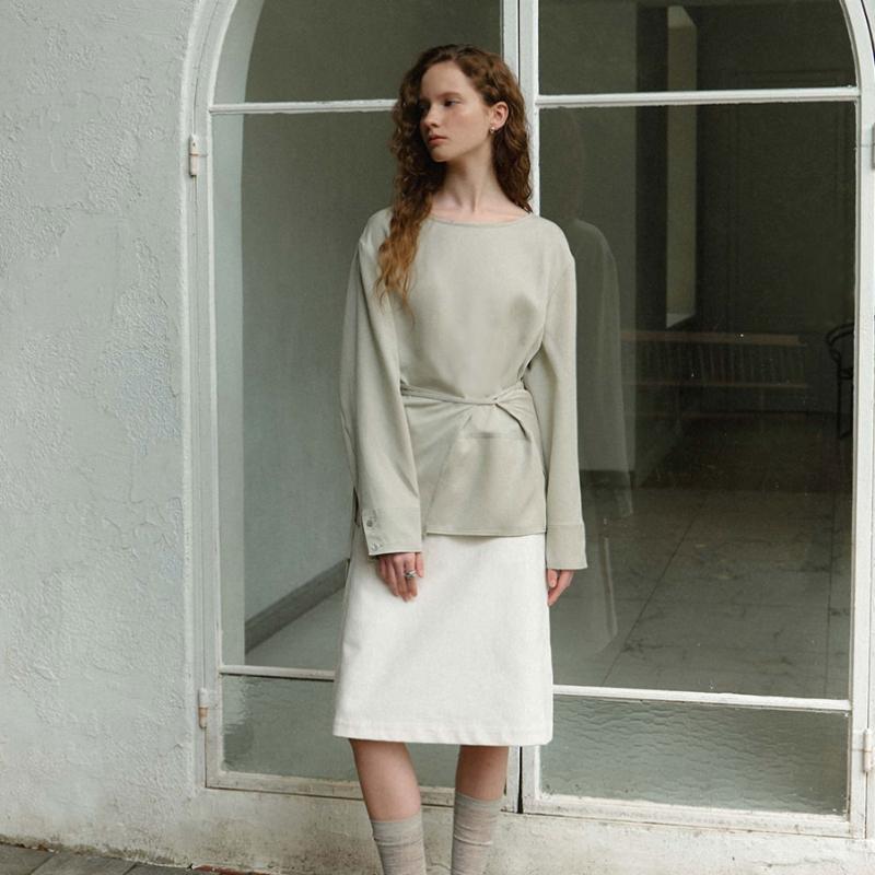 On On Mehrlagige Wickelbluse Neu5wb921