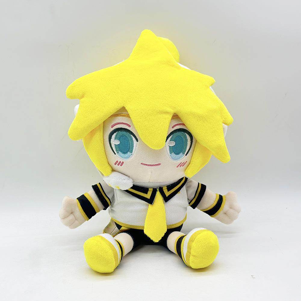 Hot New 28cm  Rin Len Q Version Kawaii Action Figure High Quality Model Doll Plush Toys Gifts