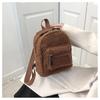 Cute Mini Plush Backpack for Kids Adult Parent-Child Shoulder Bag Autumn Lamb Fleece High-capacity Student Samll Backpack