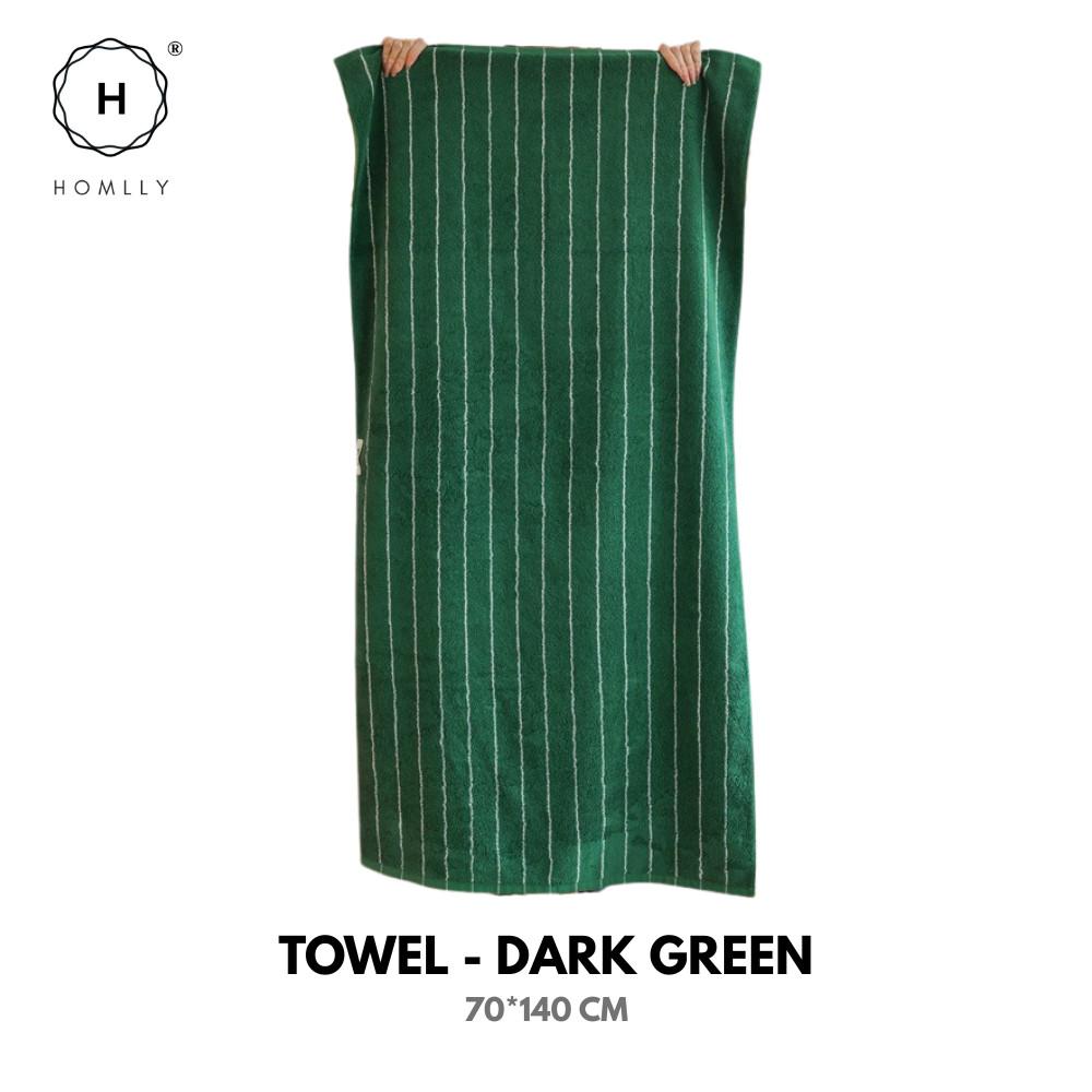 HOMLLY Edo Classic Stripe Face Bath Luxury Pure Cotton Towel