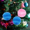 30Pcs Reusable Christmas Tree Decorations Snowball Pendant Silk Ball Holiday Ornament for Office Home Party Setup