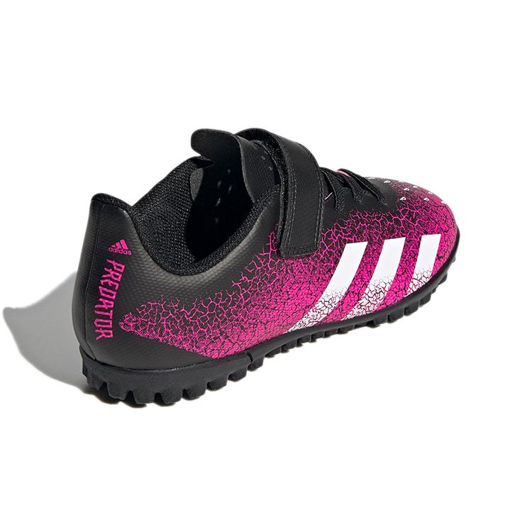 Adidas Predator Freak.4 H&l TF J Abrasion Resistant Abrasion Resistant Low top Soccer Shoes Rose Red Kids' FW7538
