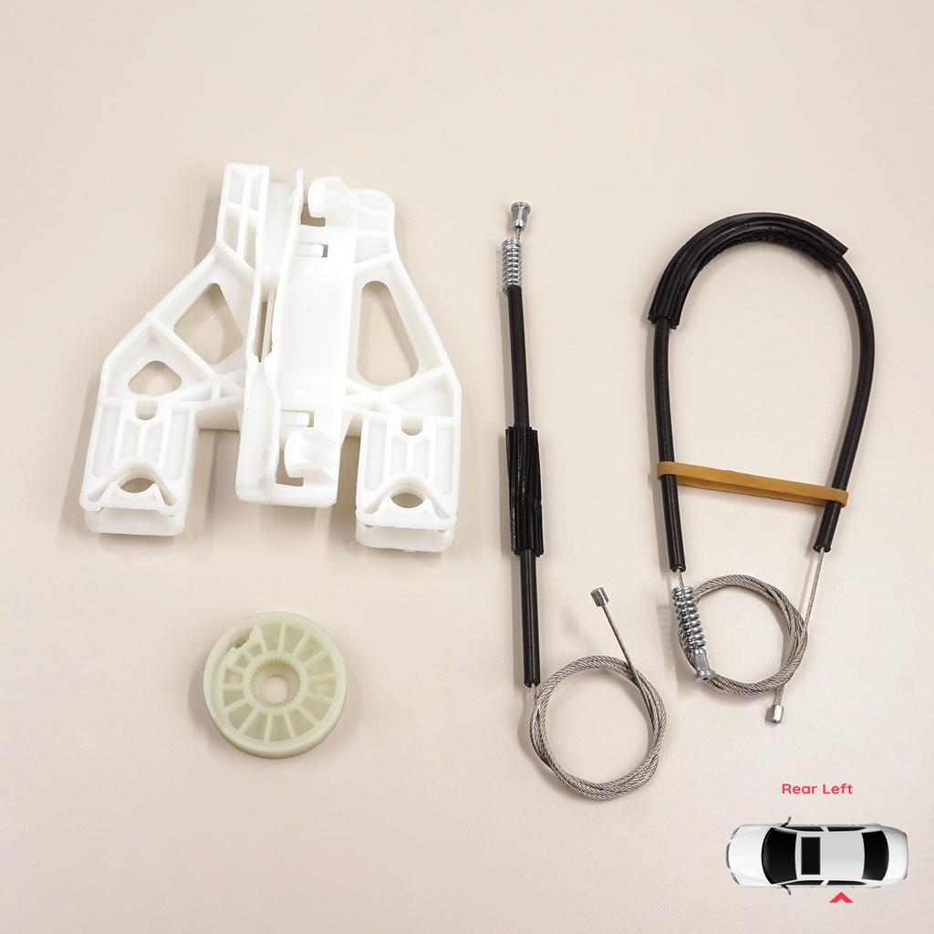 BWR5072 Electric Power Window Regulator Lifter Repair Kit Rear Left Door for  Q5 SQ5 8R 8RB 2008-2018 5-Door 8R0839461