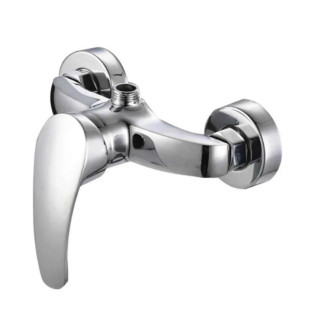 

G1/2in Polished Chrome Finish Wall Mounted Bathroom Bathtub Shower Tap Mixer Faucet Lifting Type Zinc Alloy Shower Faucet Holder China Mainland