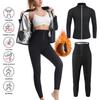 Women's Sauna Sweat Suit - Running, Fitness, Tummy Control with Pocket for Body Sculpting