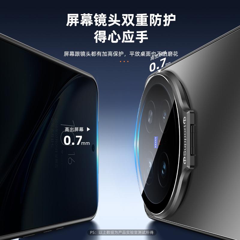 Luxury Matte Camera Lens Stand Back Protective Case for Vivo X300 Ultra / X300 Pro / X300 X300S Hard PC+TPU Bumper Cover